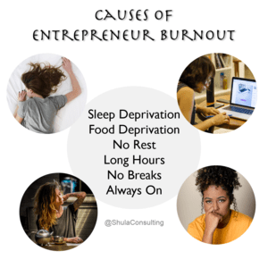 causes of entrepreneur burnout